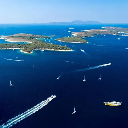 Pakleni View Villa: Seafront Splendor With Infinity Pool Hvar Town
