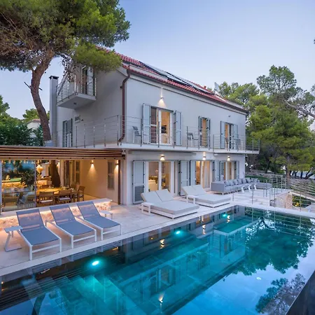 Villa Magnificent Seafront 10 Bedrooms Pakleni View Private Infinity Pool Amazing Sea Views Hvar Town