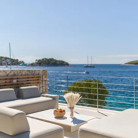 Magnificent Seafront 10 Bedrooms Pakleni View Villa Hvar Town